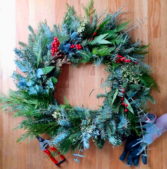 finished wreath example